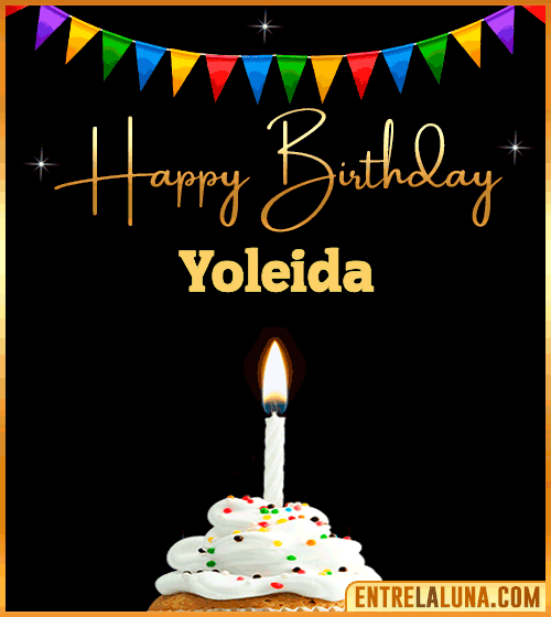 GiF Happy Birthday Yoleida